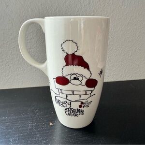 CHRISTMAS LATTE MUG HOLIDAY COFFEE FOR SANTA 16 OZ COFFEE TEA CUP